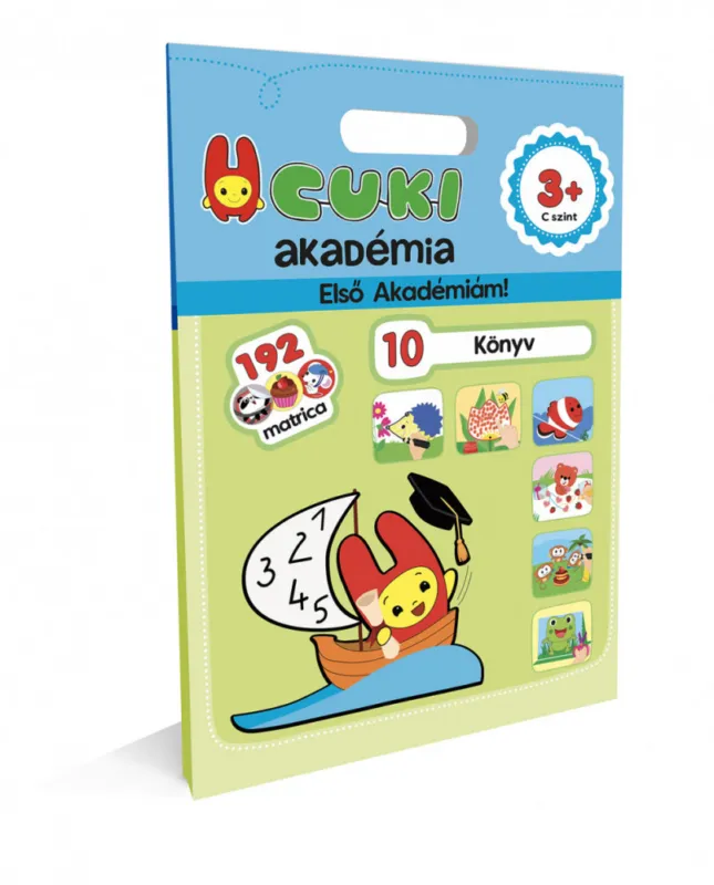 Cuki akadémia foglalkoztató csomag 3+ (szállítási sérült) Akció