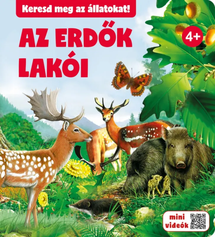 Azonnal elérhető Az erdők lakói 4+ Keresd meg az állatokat!