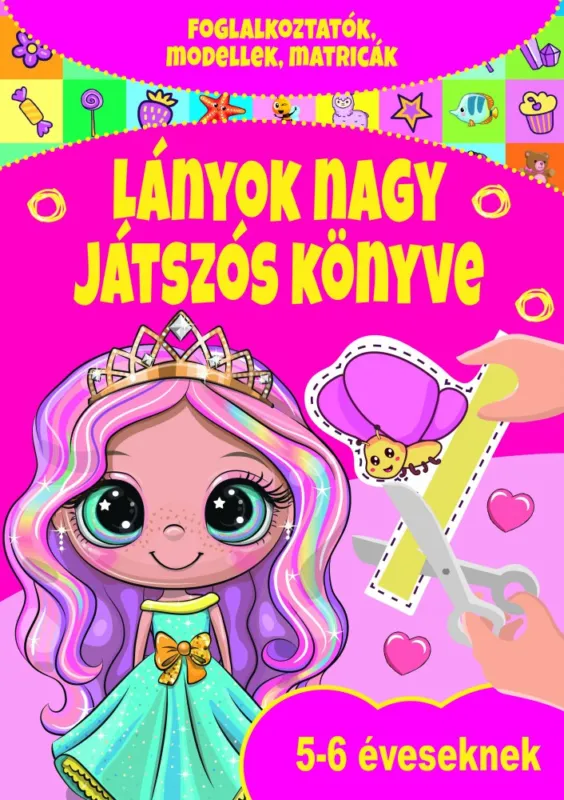 Kedvezményes ár Lányok nagy játszós könyve