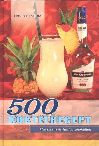 Azonnal elérhető 500 koktélrecept