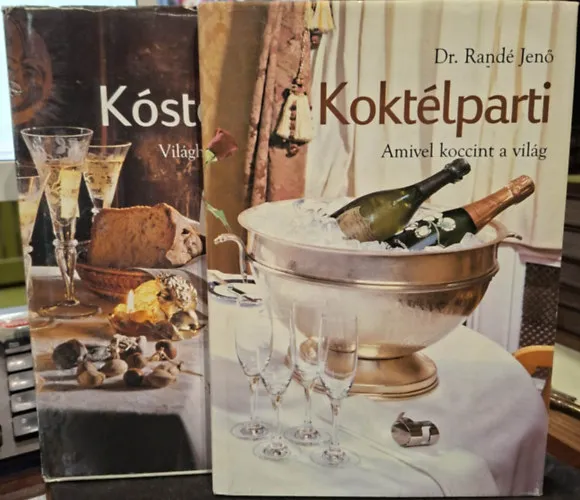 2 db Dr. Randé Jenő kötet: Kóstolgató + Koktélparti Azonnal elérhető