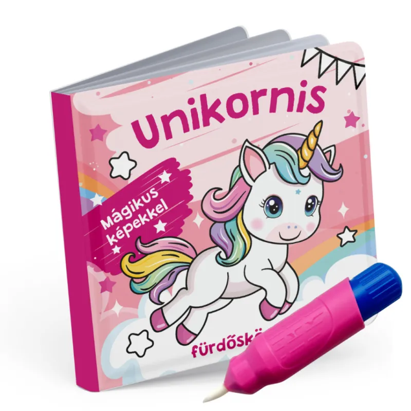 Unikornis fürdőskönyv - színváltós, mágikus képekkel Korlátozott ajánlat