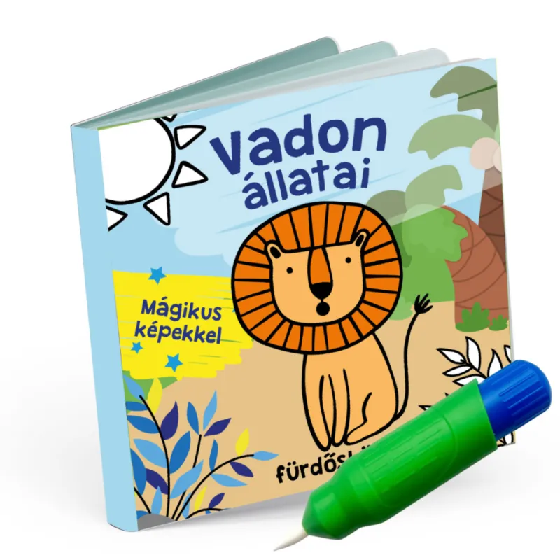 Gyors szállítás Vadon állatai fürdőskönyv - színváltós, mágikus képekkel