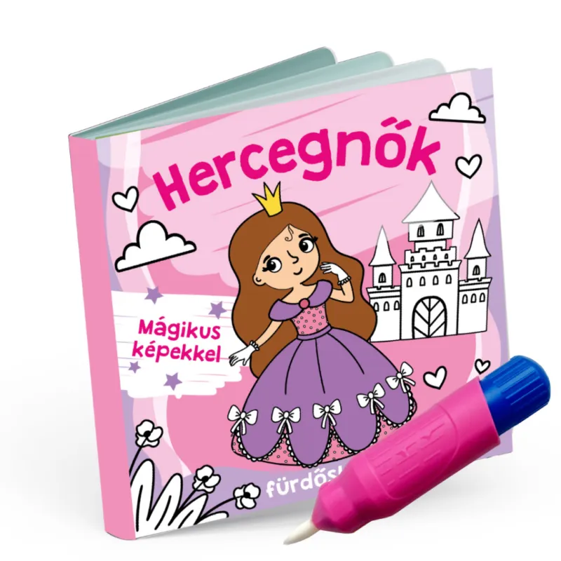 Szuper ajánlat Hercegnők fürdőskönyv - színváltós, mágikus képekkel