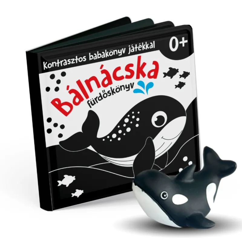 Bálnácska - kontrasztos fürdőskönyv játékkal 0+ Ajánlat