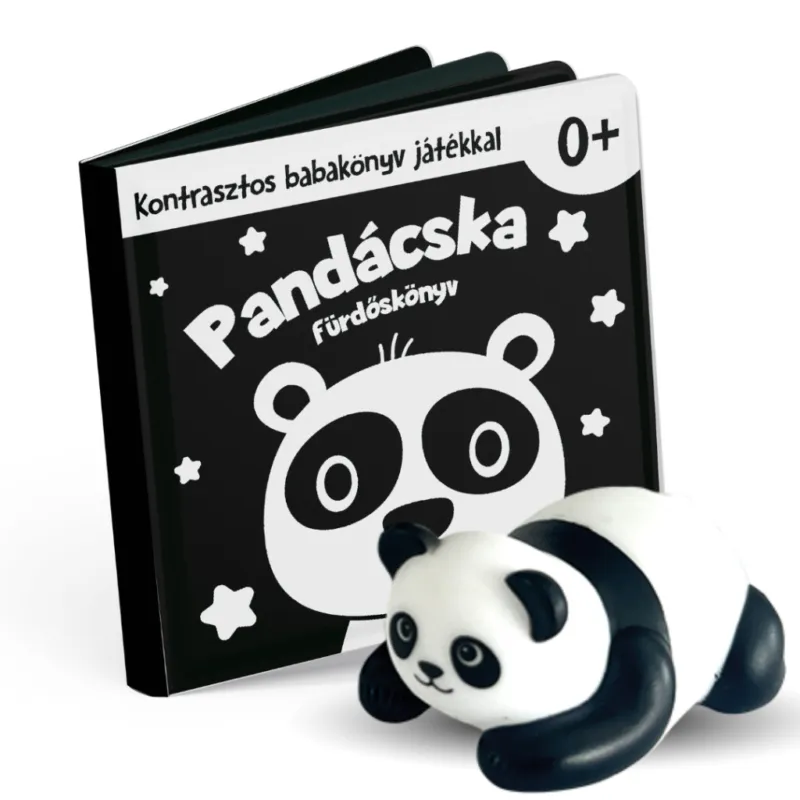 Pandácska - kontrasztos fürdőskönyv játékkal 0+ Olcsó