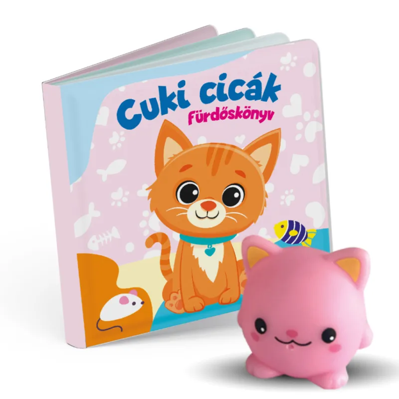Biztonságos fizetés Cuki cicák - fürdőskönyv játékkal