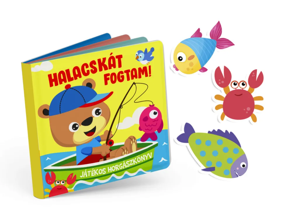 Halacskát fogtam! - pecás fürdőskönyv Végkiárusítás