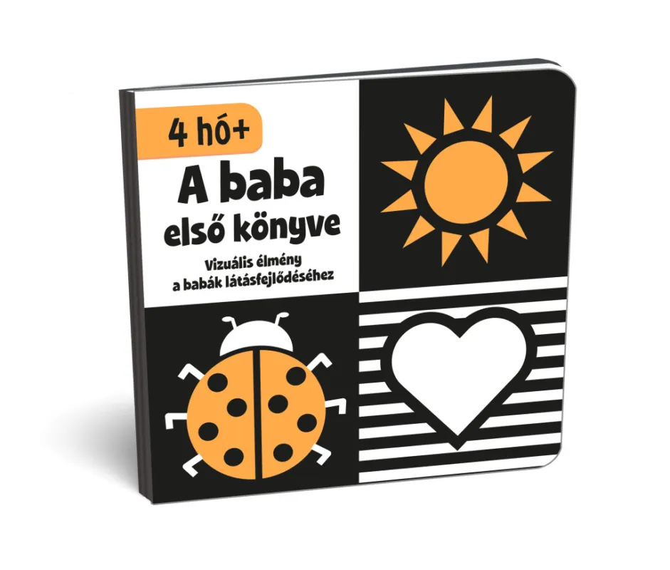 A baba első könyve 4 hó+ - vizuális élmény Új leporello (szállítási sérült) Kedvezmény
