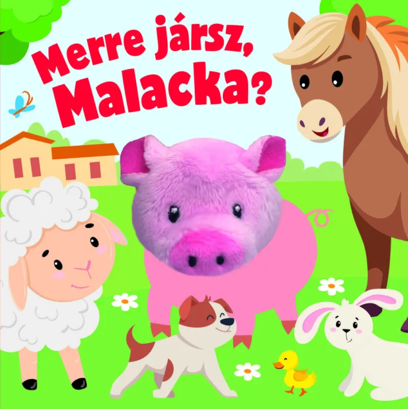 Merre jársz, Malacka? - ujjbábos kartonkönyv Korlátozott ajánlat