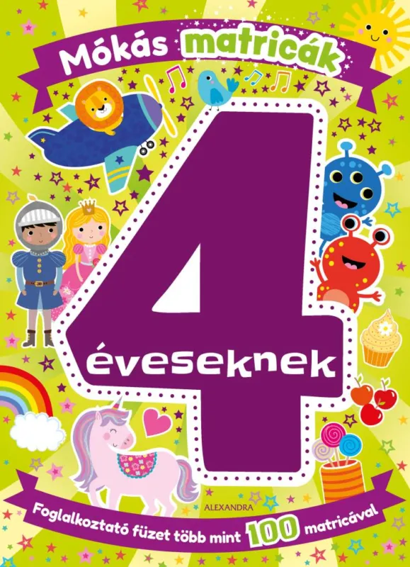 Vásárlói kedvenc Mókás matricák 4 éveseknek