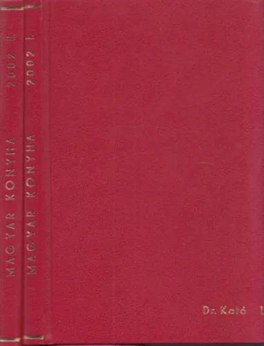Bestseller Magyar Konyha 2002/1-12. (teljes évfolyam, két kötetbe kötve)