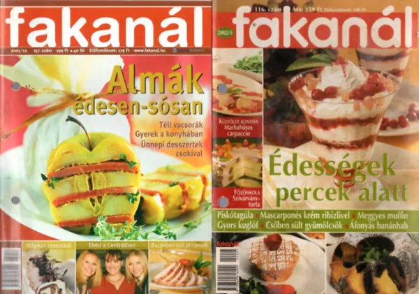 Outlet 3 db fakanál magazin: 2002/5 , 2002/4, 2005/12