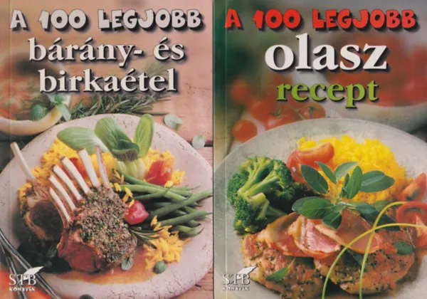 Szuper akció 2 db A 100 legjobb receptfüzet sorozatból: A 100 legjobb olasz recept + A 100 legjobb bárány- és birkaétel