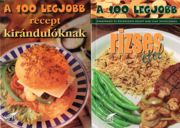 3 db szakácskönyv - A 100 legjobb sorozatból: A 100 legjobb rizses étel + A 100 legjobb recept kirándulóknak + A 100 legjobb zöldséges finomság Legjobb ár
