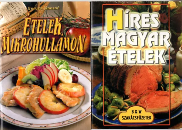 Olcsóbb 4 db vegyes szakácsfüzet ( együtt ) 1. A 100 legjobb káposztás finomság, 2. A 100 legjobb hagymaétel, 3. Híres magyar ételek, 4. Ételek mikrohullámon