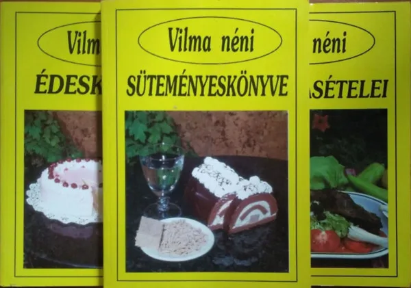 Vilma néni receptkönyv-csomag (3 kötet) Alacsony ár