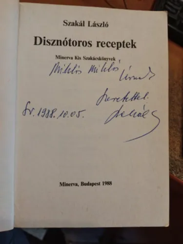 2 db Szakál László szakácskönyv: Disznótoros receptek + Régi ünnepek a konyhában Expressz szállítás