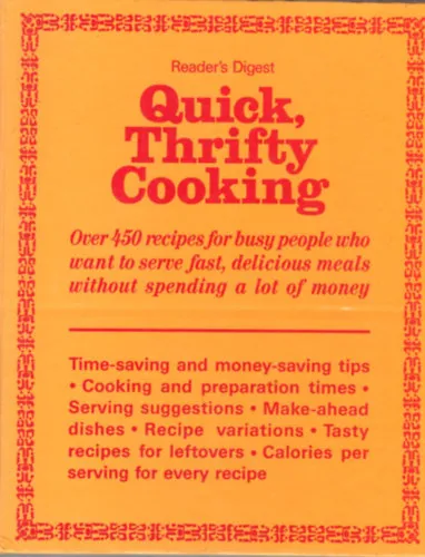 Népszerű Quick, Thrifty Cooking - Reader's Digest