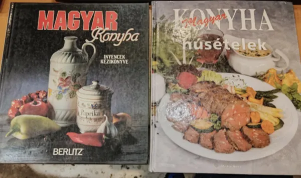 Azonnal elérhető 2 db Magyar konyha: Húsételek + Magyar konyha: Ínyencek kézikönyve