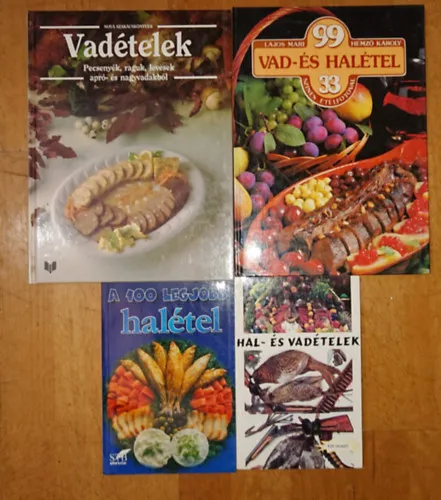 9 klasszikus magyar szakácskönyv: Száz specialitás, Magyar Nemzeti Szakácskönyv, Bornemisssza Anna szakácskönyve, Valódi magyar szakácskönyv, Katóka szakácskönyve, Száz szatmári parasztétel, Vese velővel, Mesterszakácsok receptkö Árcsökkenés