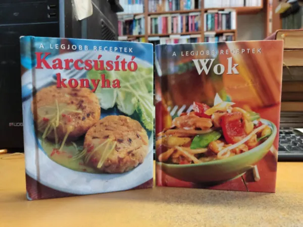 Rendeld meg most 2 db A legjobb receptek: Karcsúsító konyha + Wok