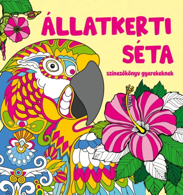 Prémium Állatkerti séta - színezőkönyv gyerekeknek