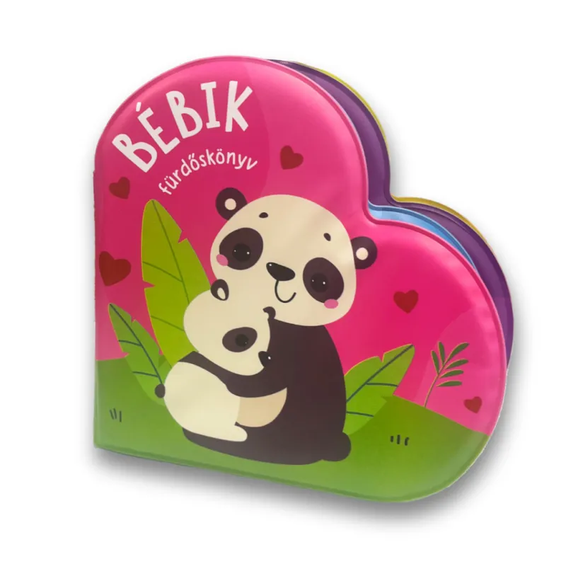 Bébik - fürdőskönyv (szív alakú) Rendeld meg most