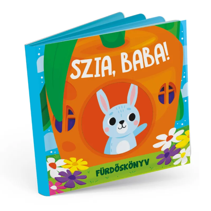 Szia, Baba - fürdőkönyv (kukucskáló ablakokkal) Prémium