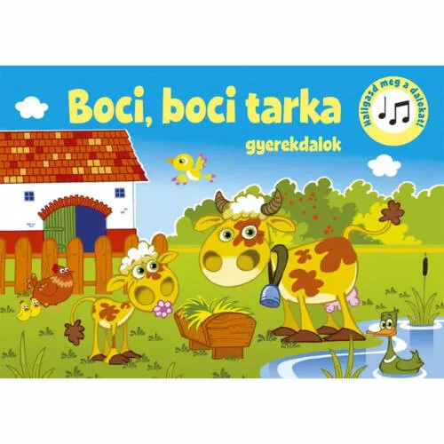 Szalay könyvek Kartonkönyv Mondókáskönyv - Boci, boci tarka 3+ Azonnal elérhető