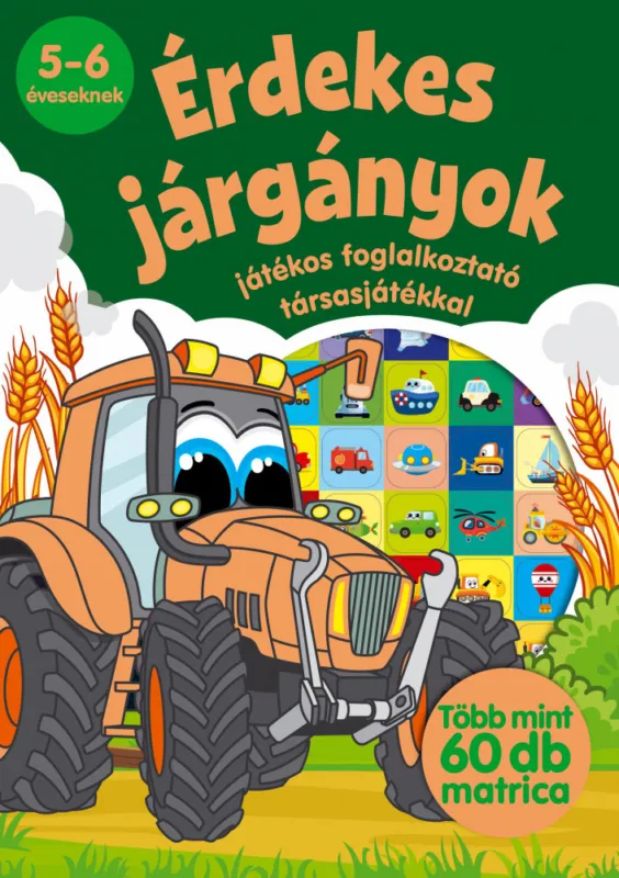 Kiárusítás Érdekes járgányok - Játékos foglalkoztató társasjátékkal ( szállítási sérült )