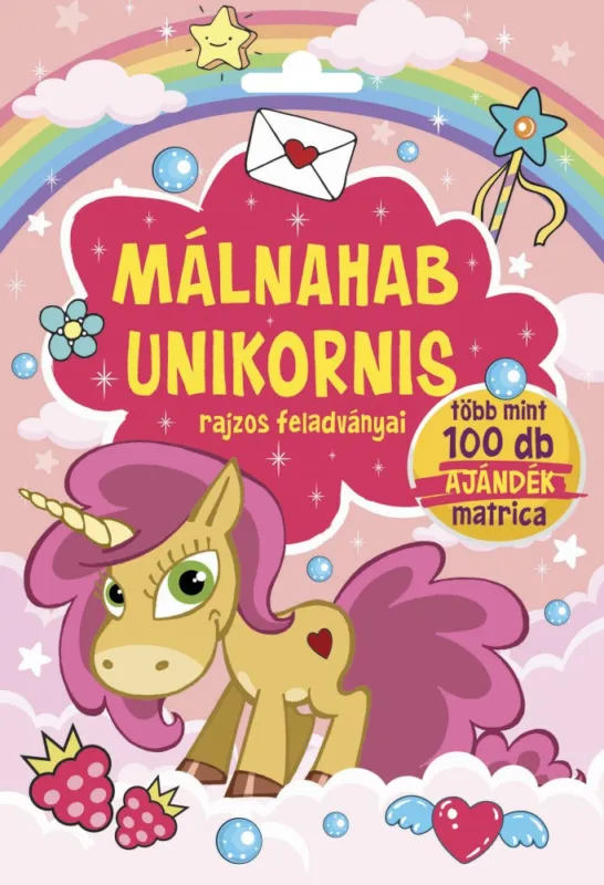 Málnahab unikornis rajzos feladványai Kedvezmény
