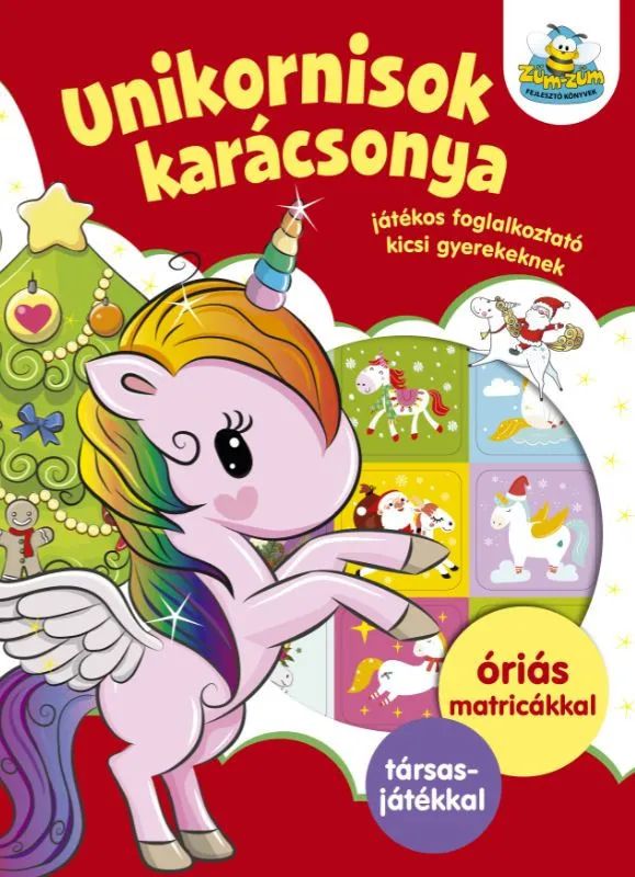 Unikornisok karácsonya - Játékos foglalkoztató gyerekeknek Kiárusítás