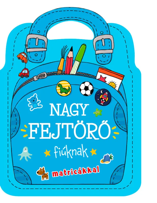 Nagy fejtörő - fiúknak matricákkal Kedvezmény