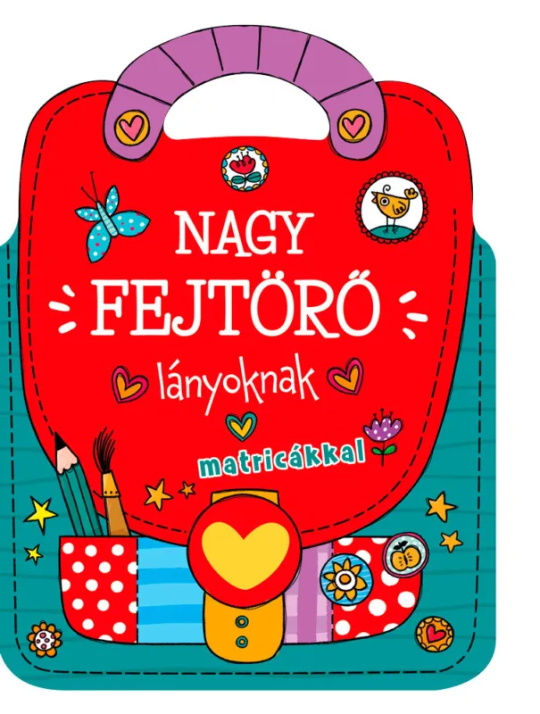 Nagy fejtörő - lányoknak matricákkal Kedvezményes ár