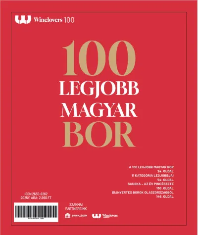 A 100 legjobb magyar bor 2025 - Winelovers 100 Vásárlói kedvenc