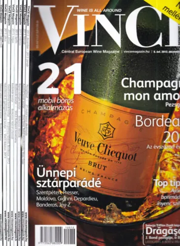 Vince 2012/12. + 2013/1-7, 9. számok (8 db. lapszám) Ne maradj le