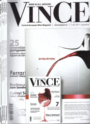Vince magazin 2011. augusztus - november (4 db. lapszám) Népszerű