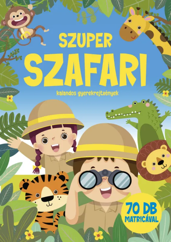 Expressz kézbesítés Szuper szafari- kalandos gyerekrejtvény