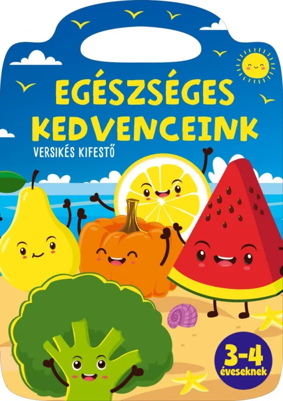 Akciós ár Egészséges kedvenceink - versikés kifestő