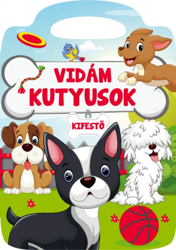 Biztonságos fizetés Vidám kutyusok - Kifestő