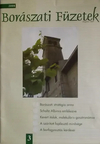 Exkluzív ajánlat Borászati Füzetek 2008/3