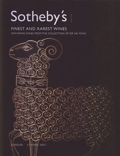 Olcsó Sotheby's: Finest and rarest wines- Featuring wines from the collection of Dr. N.K. Young (11. april 2007.)