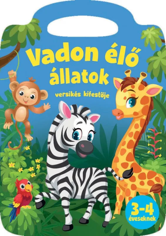 Legnépszerűbb Vadon élő állatok - versikés kifestő