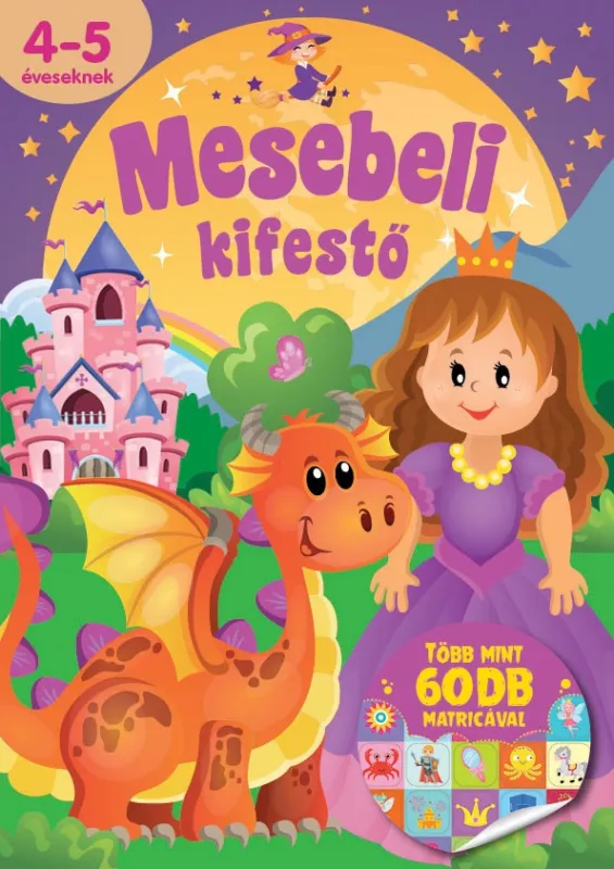 Akciós ár Mesebeli matricás kifestő