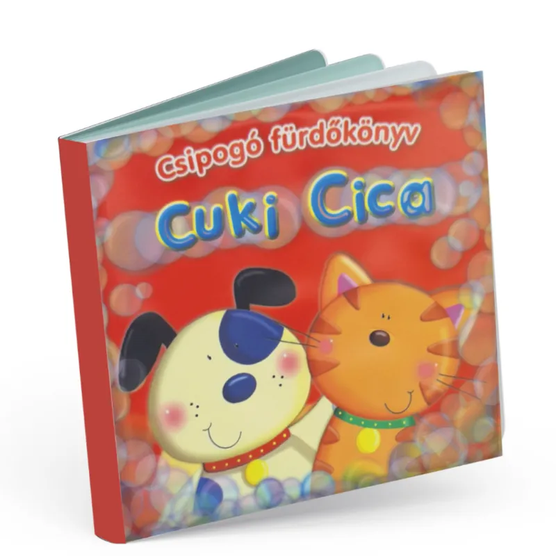 Cuki cica - fürdőskönyv (csipogó nélkül) Gyors szállítás