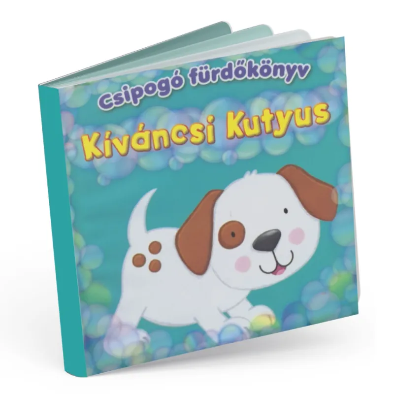Kíváncsi kutyus - fürdőskönyv (csipogó nélkül) Újdonság