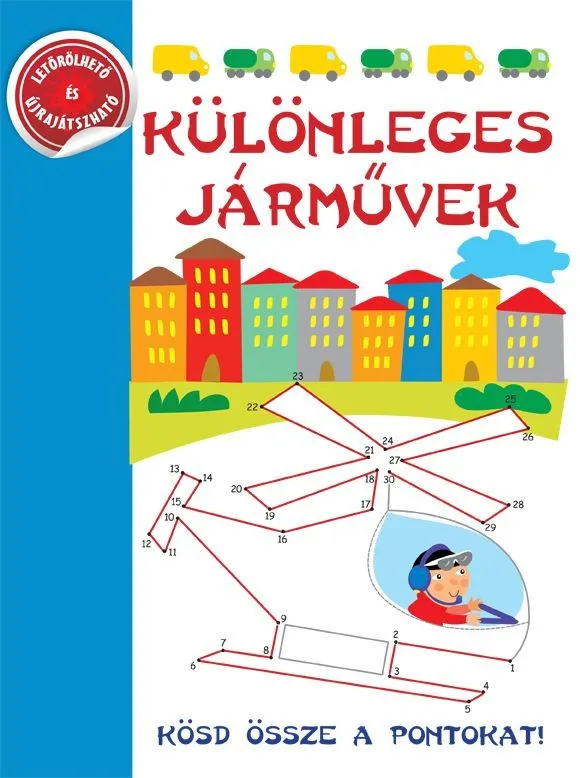 Kiárusítás Különleges járművek - Kösd össze a pontokat!