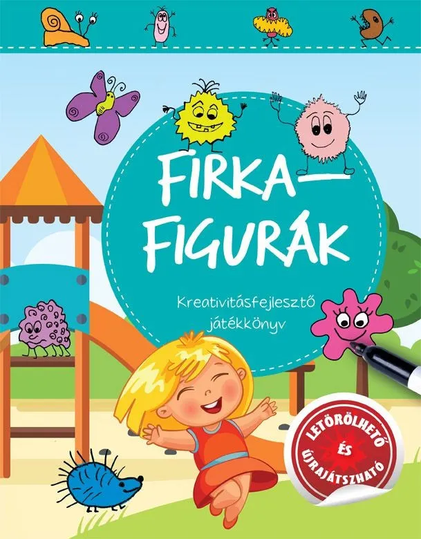 Firkafigurák - Kreativitásfejlesztő játékkönyv Gyors kiszállítás
