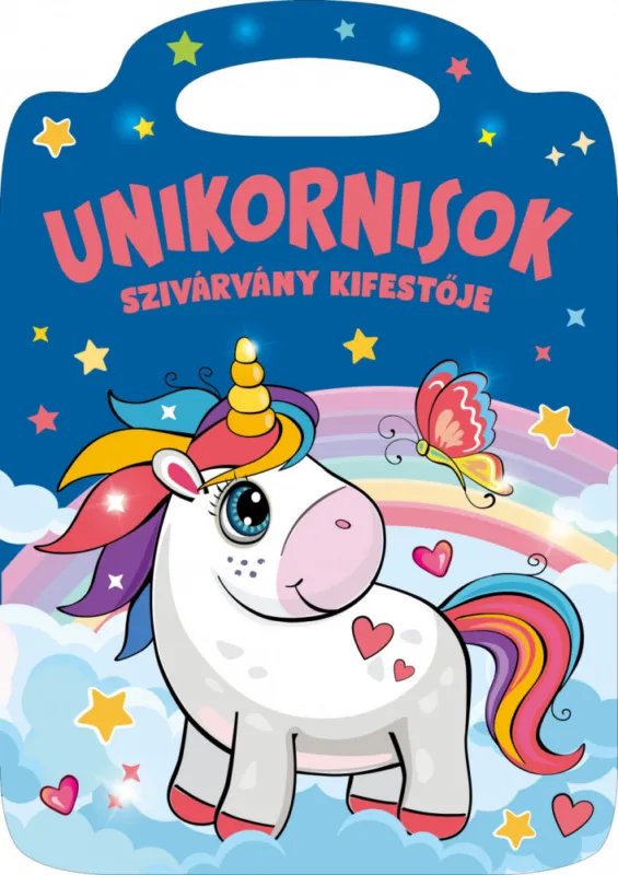 Unikornisok szivárvány kifestője Azonnali szállítás